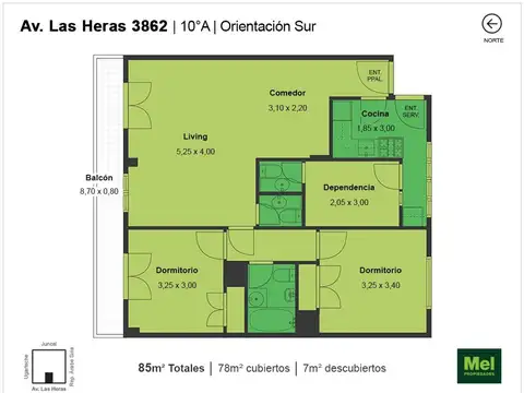 Avenida General Las Heras 3800