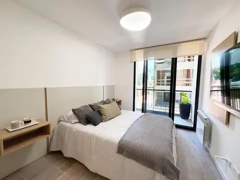 Departamento en venta en Barrio Martin, Rosario, 2 dormitorios c/ patio y amenities