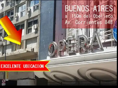 Departamento Monoambiente con 1 baño