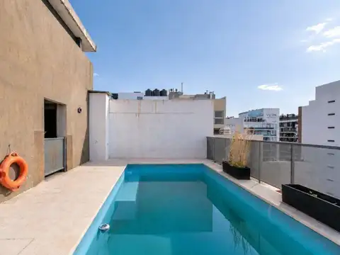VENTA MONOAMBIENTE A NUEVO C/BALCÓN AL FRENTE Y PILETA EN PALERMO HOLLYWOOD CABA
