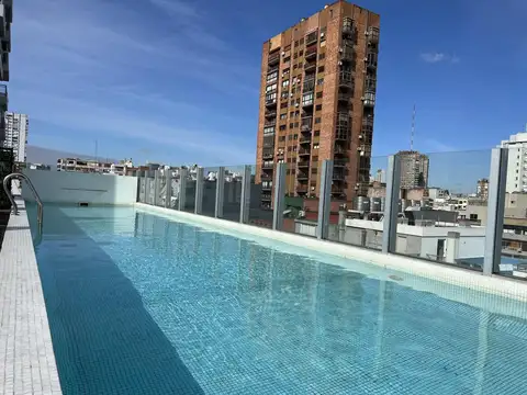 Monoambiente en edificio con amenities en Cañitas