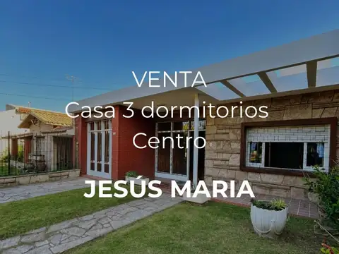 VENTA- EXCELENTE CASA 3 DORM- JESÚS MARÍA