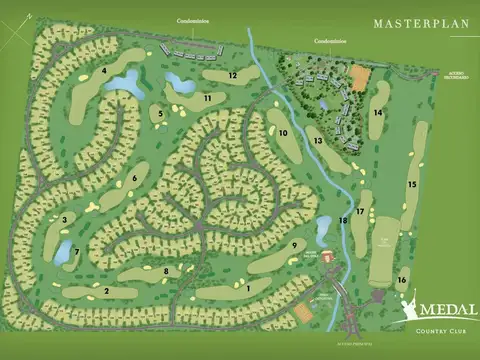 Lote/Terreno 1233m2 en venta en Medal Country Club, Pilar
