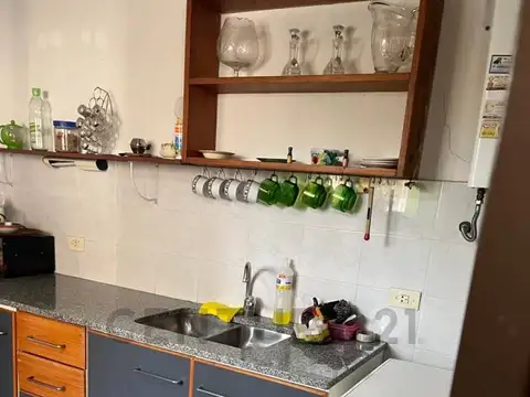 Departamento 2 ambientes con 2 baños
