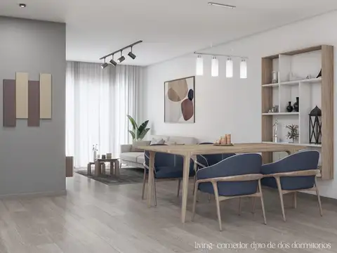 Departamento 3 ambientes con 2 baños
