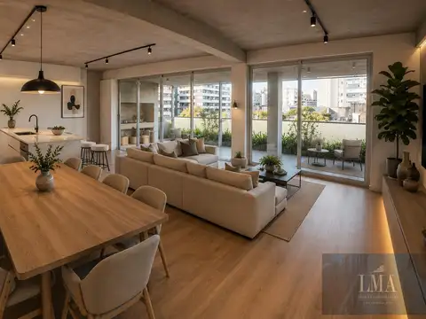 Venta Departamento 4 ambientes con balcon Aterrazado/parrilla/cochera.