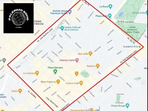 DEPARTAMENTO DE 2 AMBIENTE EN PALERMO SOHO