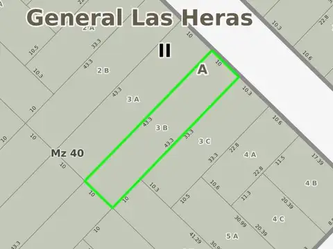 Terreno en Venta de 433,0 m2