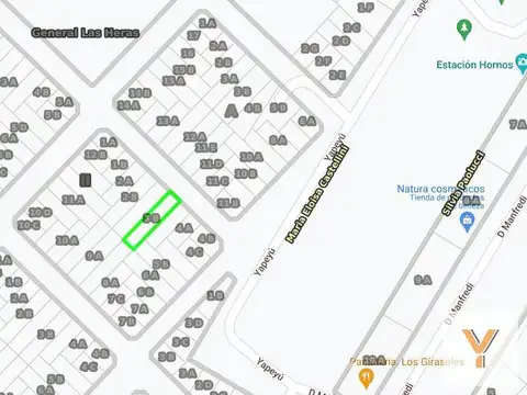 Terreno en venta - 433mts2- General Hornos