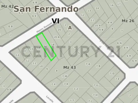 Venta lote en San Fernando