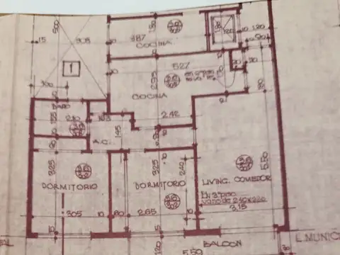 Departamento en Venta de 3 ambientes