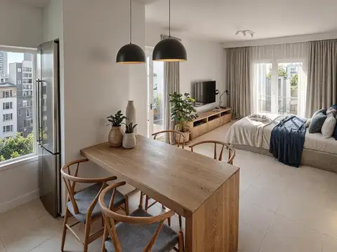 Departamento Monoambiente con 1 baño