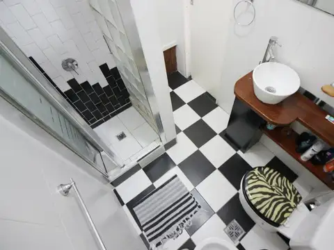Departamento 2 ambientes con 2 baños