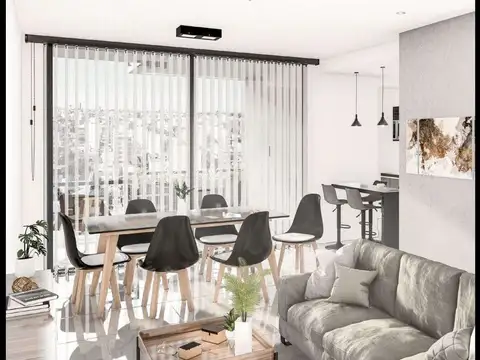 Departamento 2 ambientes con 1 baño