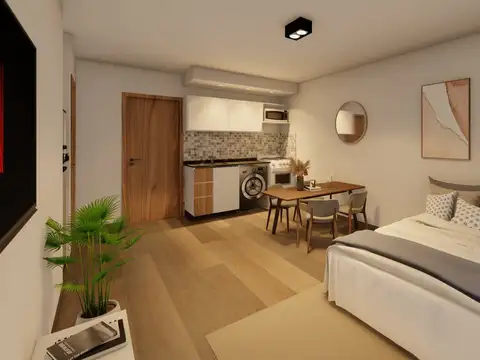 Departamento Monoambiente con 1 baño