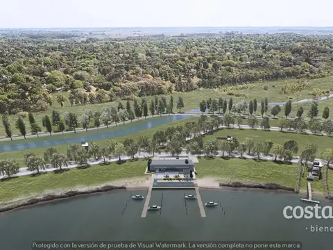Barrio el Naudir - Etapa 3 - lote sobre el agua con salida al Río Luján -  Zona el Cazador - Escobar