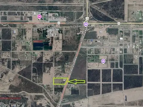Importante Salón+2has+2deptos en La Adela - Provincia de La Pampa