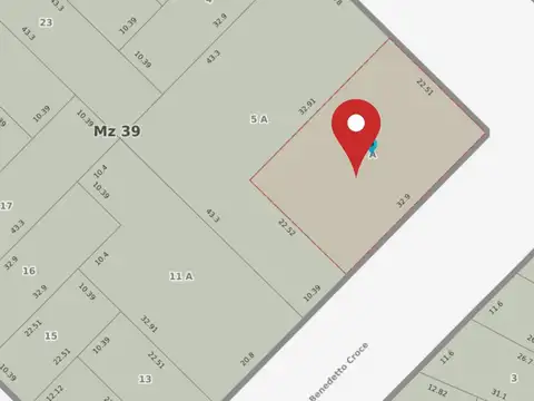 Terreno en Venta de 740,0 m2