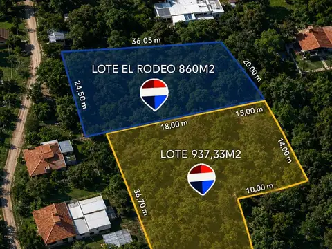VENTA LOTE EL RODEO 860M2 LISTO PARA ESCRITURAR