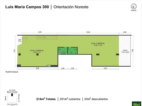 Local Comercial a estrenar | 276 m2 | Ideal Gastronomía