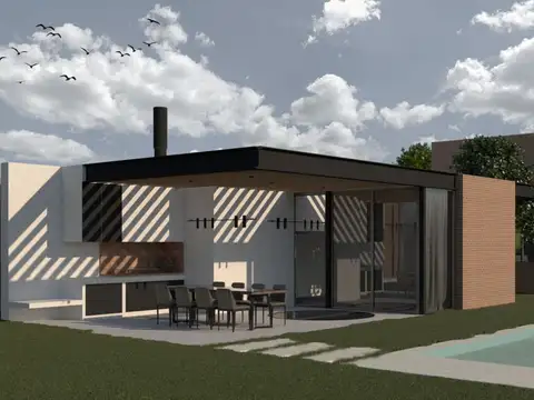 Casa en construcción en Barrio Las Pérgolas