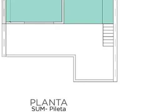 Departamento Monoambiente con 1 baño