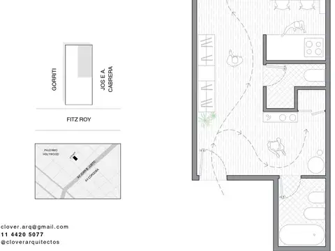 Departamento en Alquiler de Monoambiente