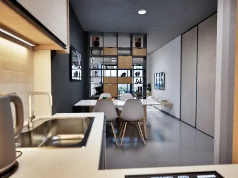 Departamento Monoambiente con 1 baño