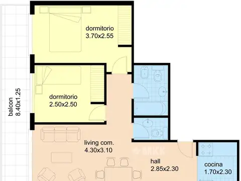 JULIAN ALVAREZ al 700 6°
