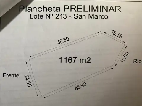 Terreno en Venta en San Marco, USD 285.000
