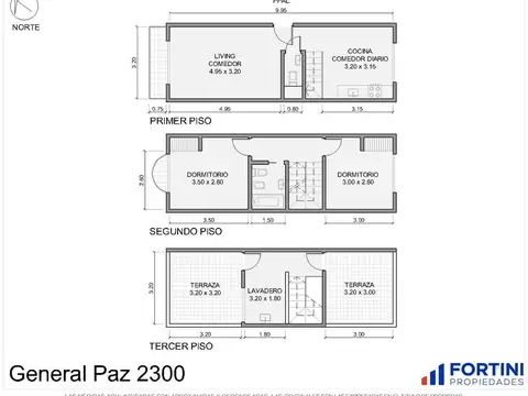 Depto Tipo Casa en Venta de 3 ambientes