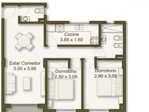 Departamento en Venta 1 año