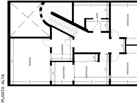 Casa 4 ambientes con 1 baño
