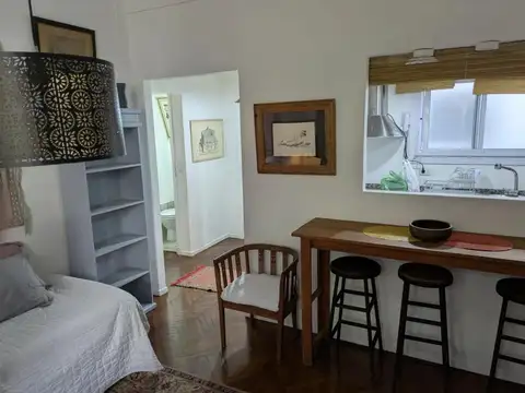 Departamento 2 ambientes con 2 baños