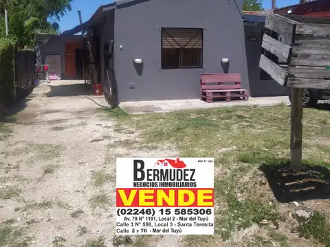 Casa venta 5 ambientes Mar del tuyu calle 95 entre 5 y 6