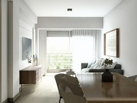 Departamento 2 ambientes con 1 baño