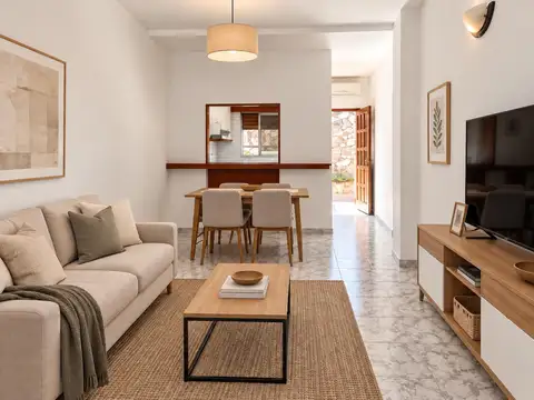 Casa 3 ambientes con 1 baño