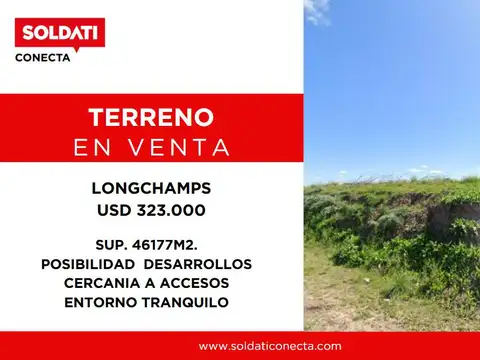 Terreno en venta - Longchamps, Almirante Brown