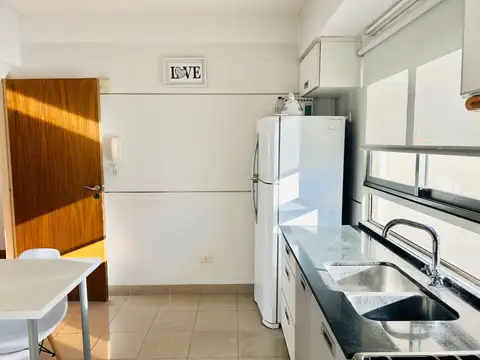 Alq Palermo 2 amb amplio luz cocina indep amoblado