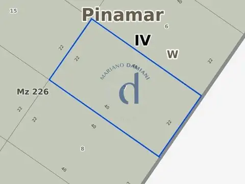 Terreno en Venta en Alamos 2, USD 108.000