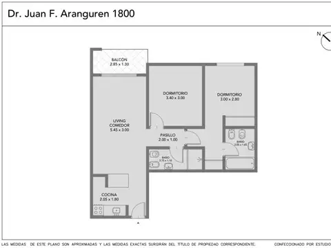 Departamento en Venta en Caballito, USD 140.000