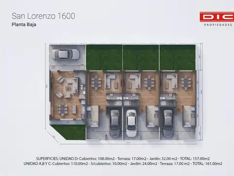 Triplex - Unidad D - San Lorenzo 1600