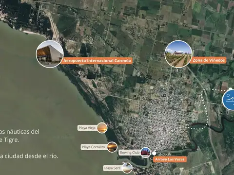 Defensa y 19 de Abril frente al arroyo Las Vacas