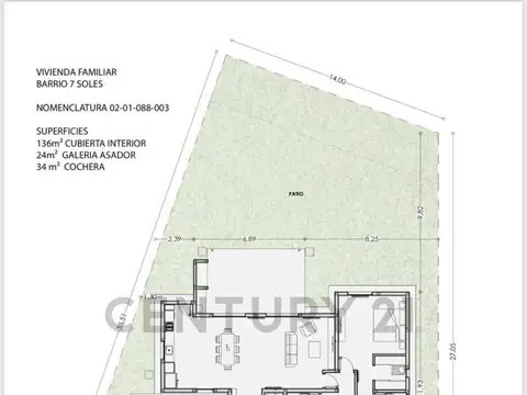CASA EN VENTA, 7 SOLES ,3 DORMITORIOS, PLANTA BAJA, POSESION DICIEMBRE 2025.