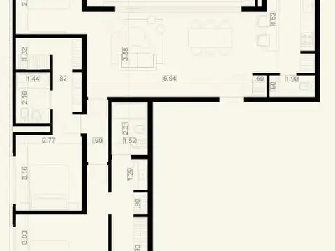 Departamento en Venta de 2 dormitorios