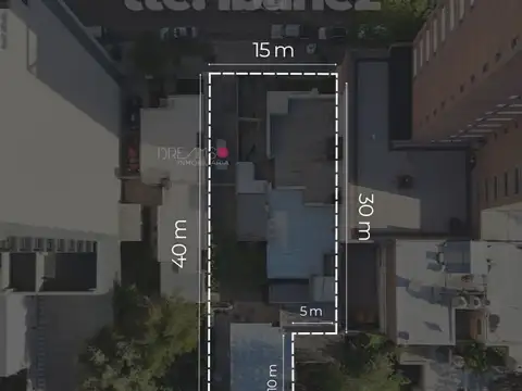 Terreno en Venta 15  mts Frente