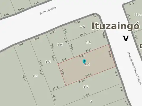 Terreno en Venta en Ituzaingo, USD 320.000