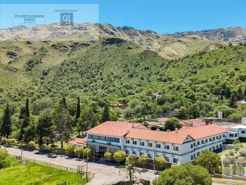 VENTA HOTEL DE GRAN CATEGORÍA FUNCIONANDO EN VILLA DE MERLO, SAN LUIS 