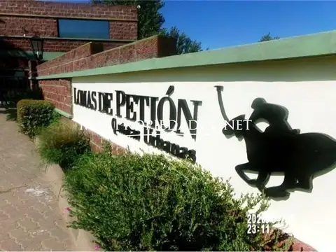 Venta Terreno / Lote interno en Lomas De Petion Cañuelas