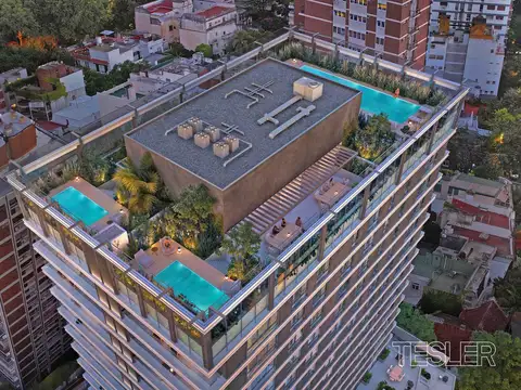 Torre Elet Loreto Penthouse con terraza pileta quincho y parrilla 3 dormitorios en suite Belgrano